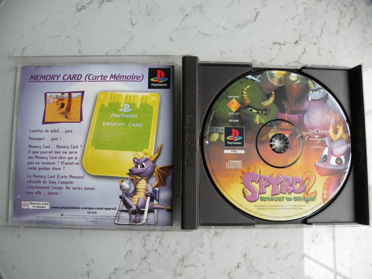Juego PS1 Spyro 2 Gateway to glimmer – photo 2
